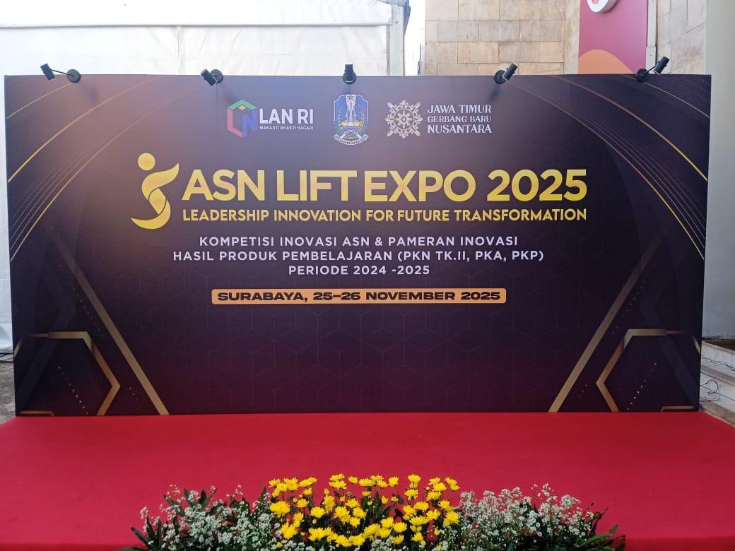 ASN LIFT EXPO 2025 Leadership Innovation For Future Transformation, Kompetisi Inovasi ASN @ Pameran Inovasi Hasil Produk Pembelajaran (PKN TK.II, PKA, PKP) Periode 2024 -2025, Surabaya, Jawa Timur 2025
